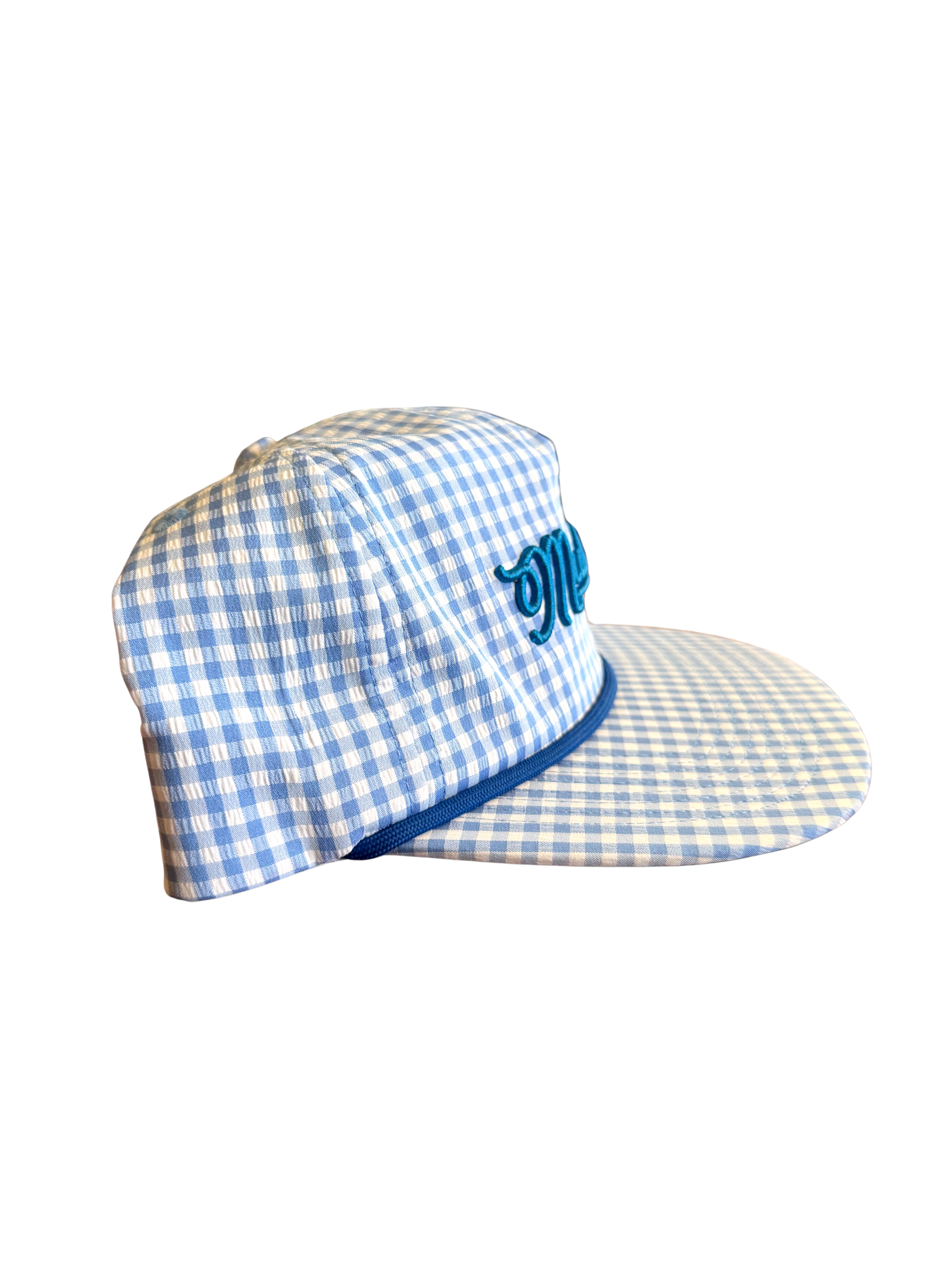 The Picnic Plaid Cap - Swimming Pool
