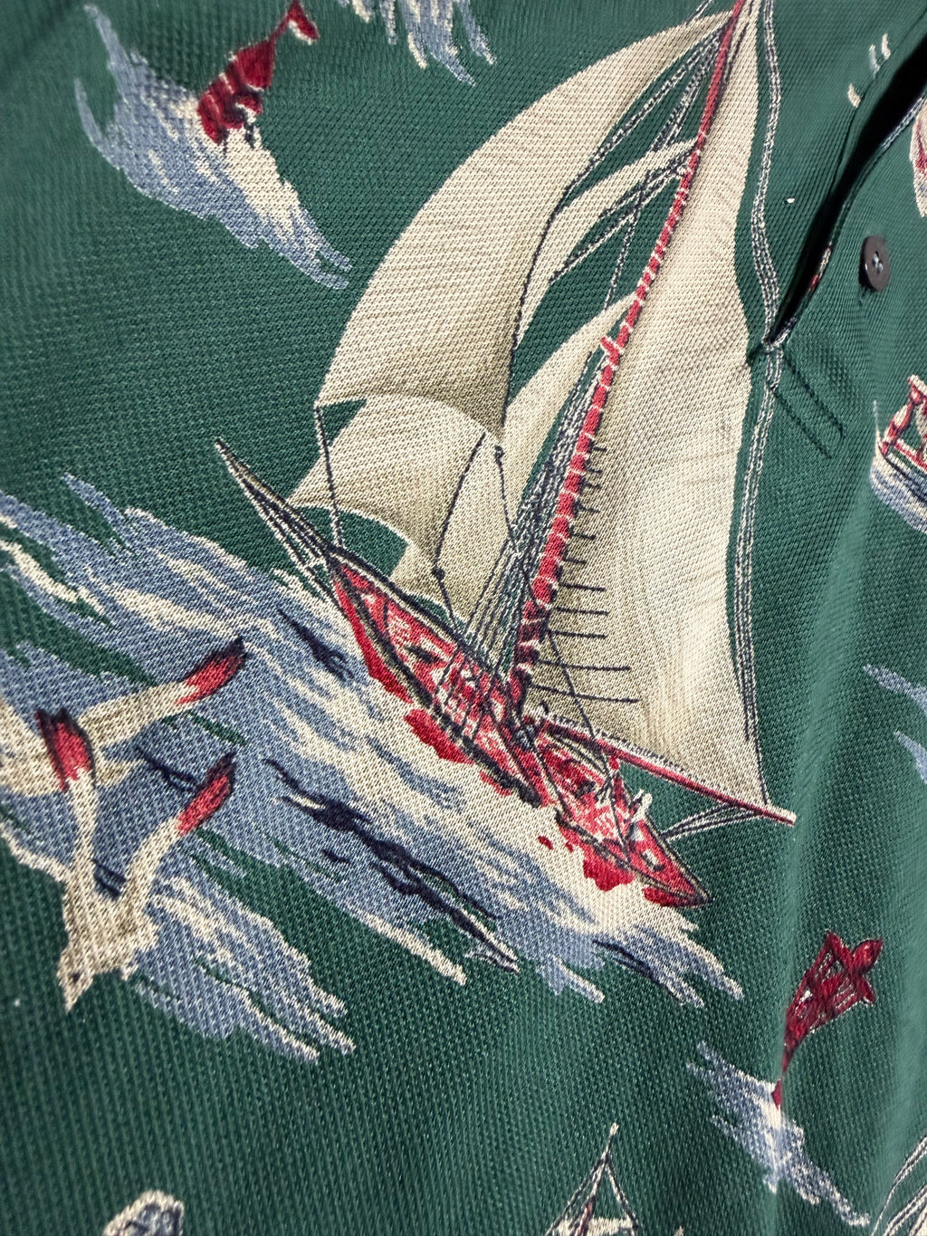 Vintage Bobby Jones Ship Polo