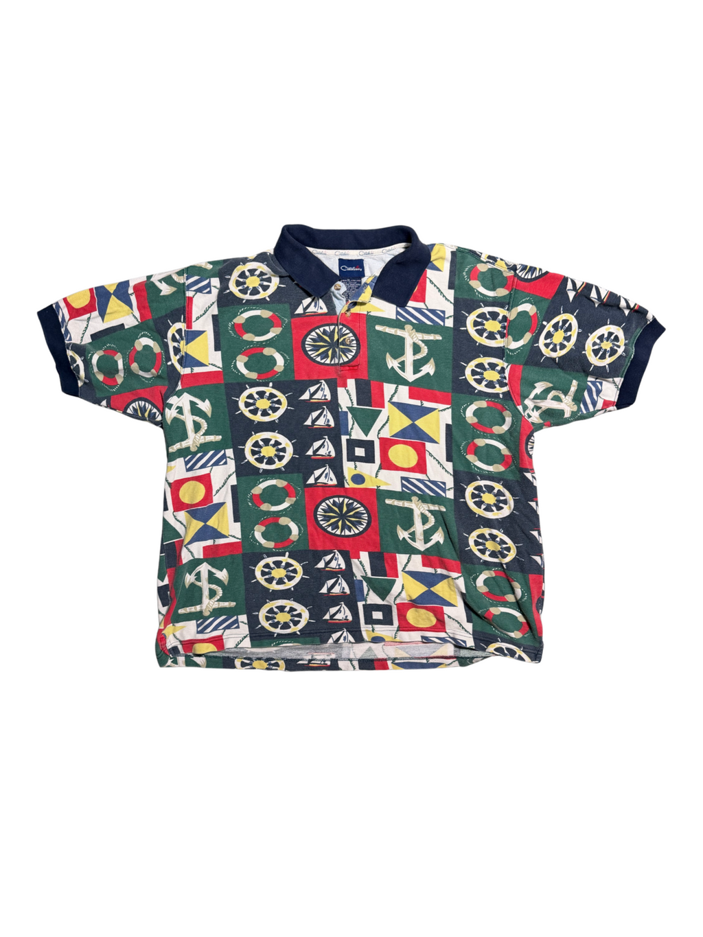 Vintage Catalina Nautical Polo